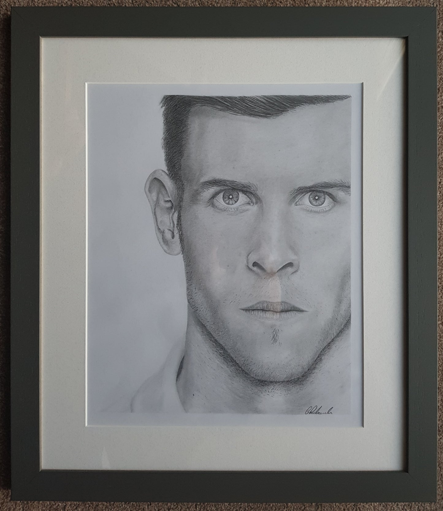 Gareth Bale Framed Original