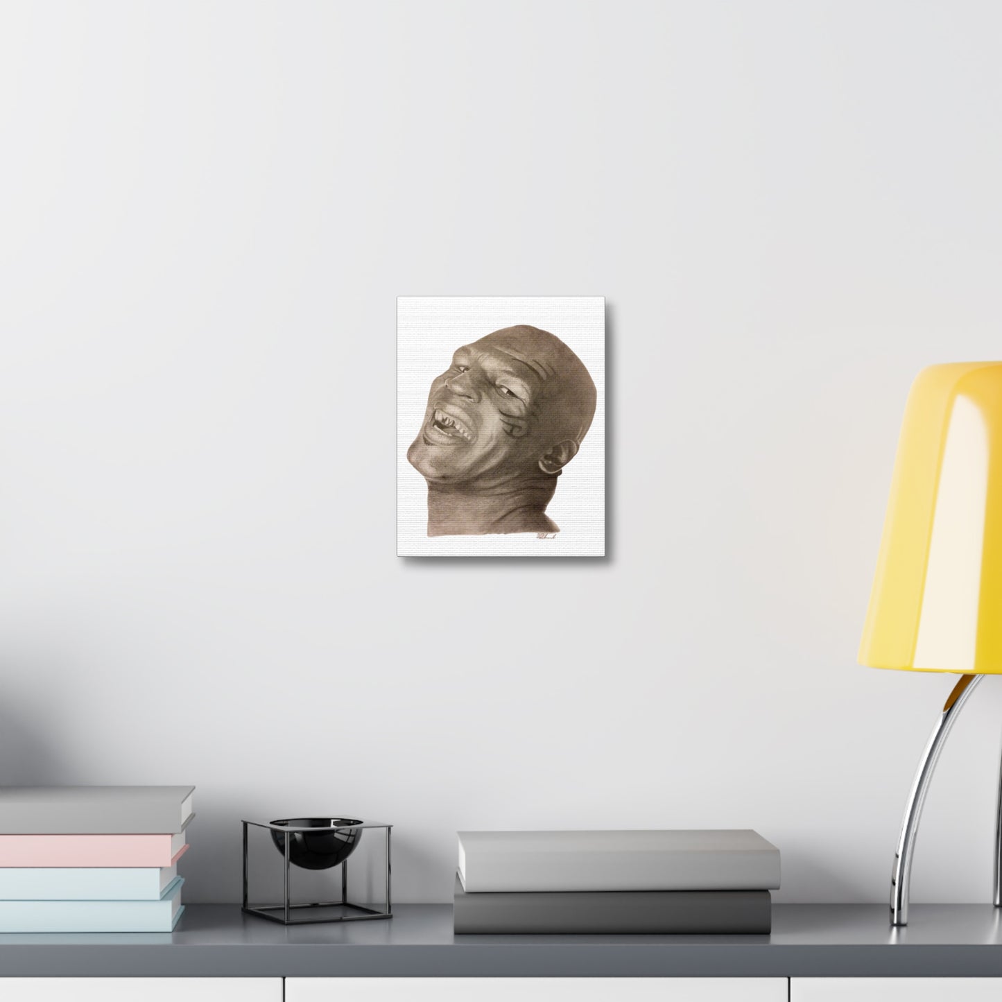 Mike Tyson on Satin Canvas